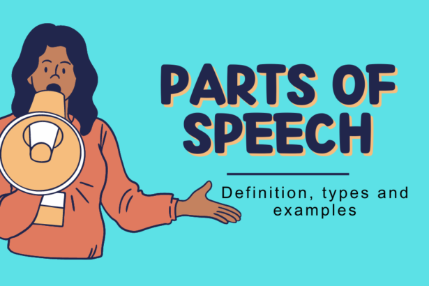 Parts of Speech with Examples
